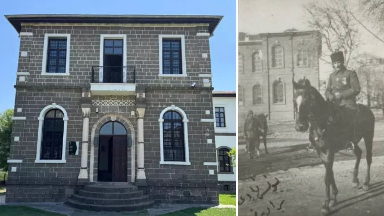 Tarihe Işık Tutan Kare; 1917’de Diyarbakır Müzesinde Atatürk