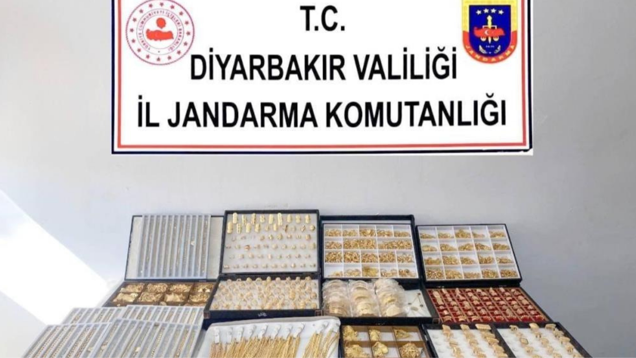 Diyarbakır’da kaçak altın operasyonu
