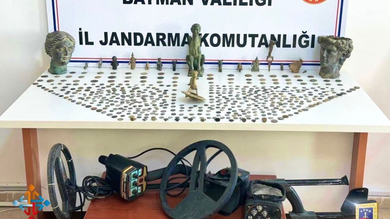 Batman'da tarihi eser operasyonu