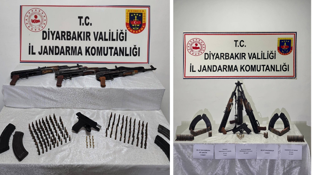 Diyarbakır’da kaçak silah operasyonu