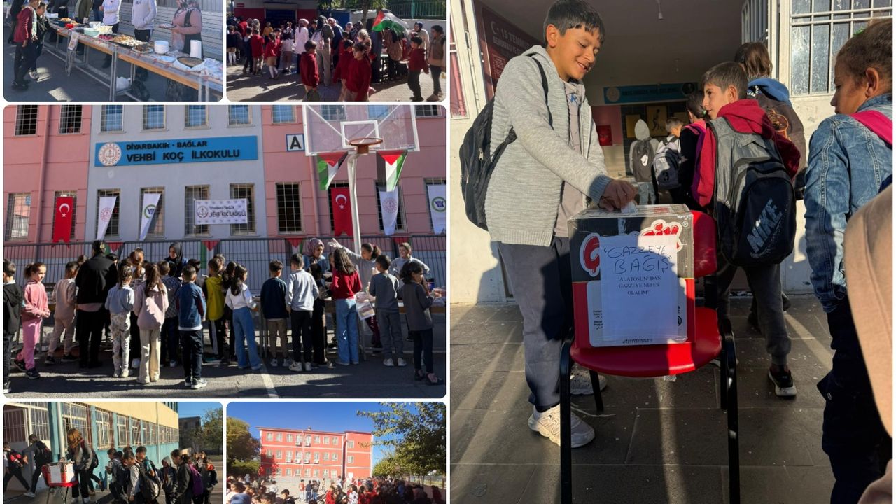 Diyarbakır’da okullarda Gazze yararı için kermesler devam ediyor