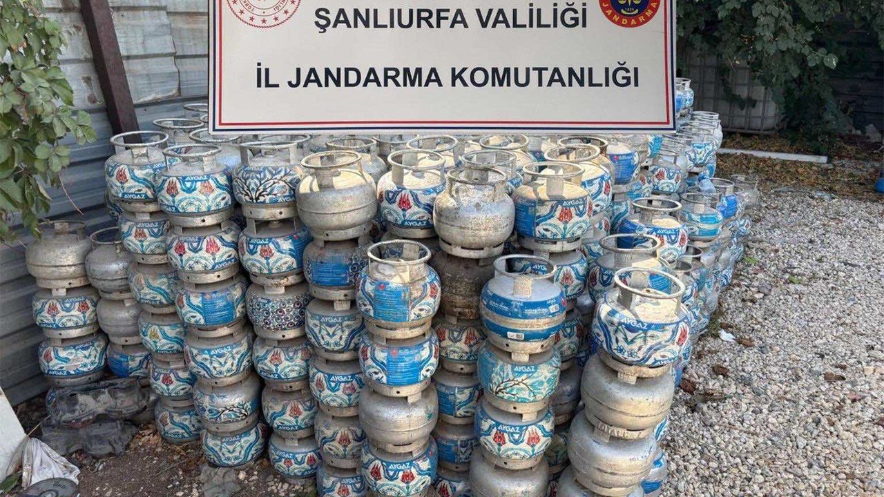 Şanlıurfa’da kaçak tüp dolum operasyonu