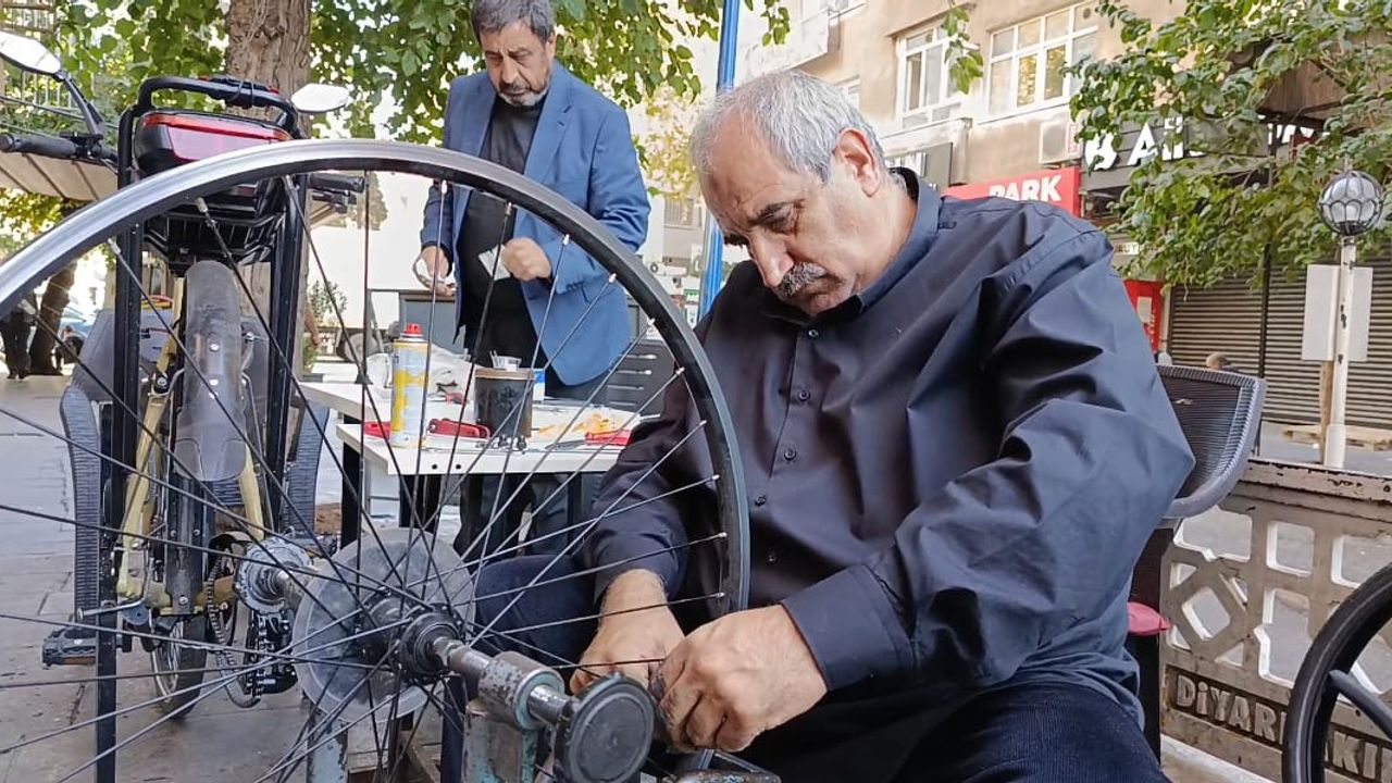 Diyarbakır’da 41 yıllık ustadan uyarı; Çin malı bisikletler tamircileri bile zorluyor