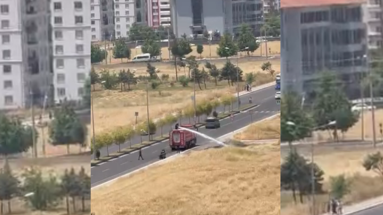 Diyarbakır’da korkutan anız yangını! İtfaiye facianın önüne 