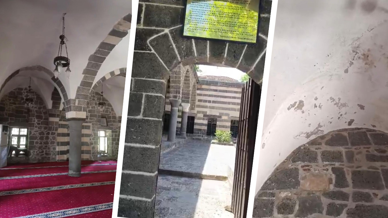 Diyarbakır’daki tarihi cami tehlikede