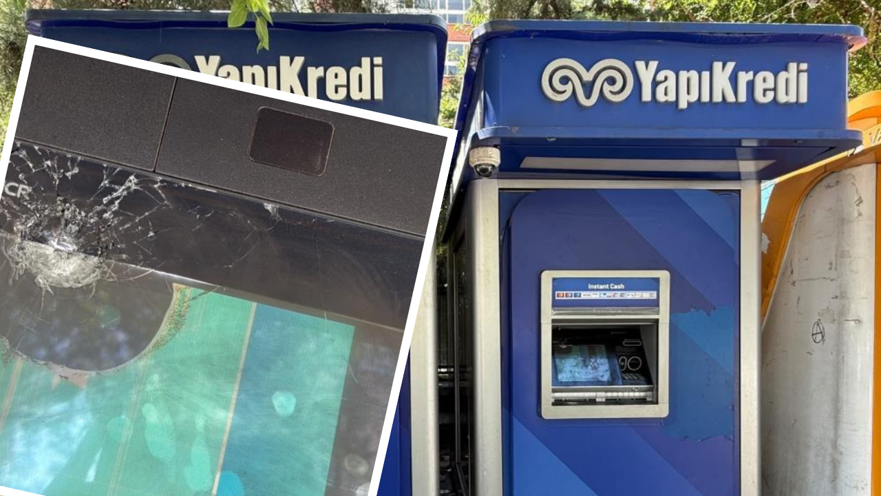 Diyarbakır'da Koç’ait bankanın ATM'si kurşunlandı
