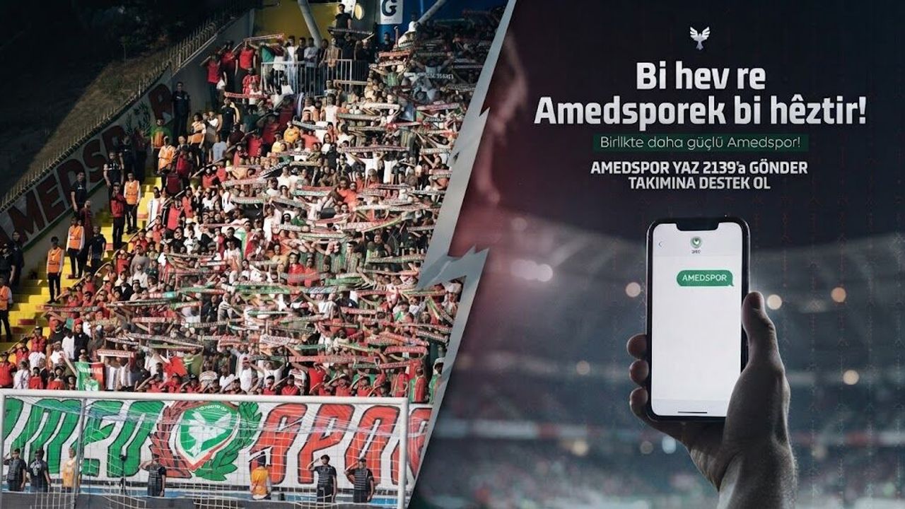 Amedspor’dan taraftarlara SMS çağrısı