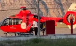 Kalp krizi geçiren hasta ambulans helikopterle Diyarbakır'a  getirildi