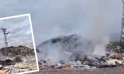Diyarbakır'da çöp yangınları çevreyi tehdit ediyor...
