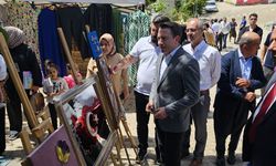 Eğil’de Halk Eğitim Merkezi tarafından yıl sonu sergisi düzenlendi