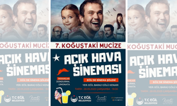 Diyarbakır’da Eğil Baraj Gölü Kenarında açık hava sineması