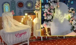 Camide "baby shower" yaptılar