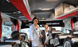 Diyarbakır’da eş başkanlar otogarda vatandaşlarla buluştu