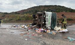 Belediye kamyonu kontrolden çıktı: 1 ölü, 1 yaralı