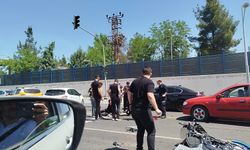 Diyarbakır’da motosiklet kazası: 1 yaralı