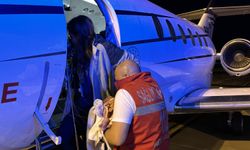 Ambulans helikopter yenidoğan bebek için havalandı