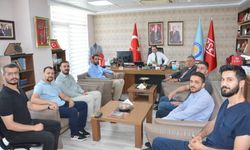 Sağlık-Sen Diyarbakır Şubesi’nden Rektör Eronat’a talepler ziyareti