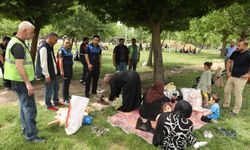 Diyarbakır Newroz Parkı'nda denetim
