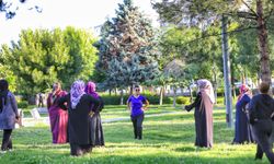 Diyarbakır’da kadınlar sabah sporuyla güne enerjik başlıyor