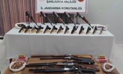 Şanlıurfa'da çok sayıda silah ve mühimmat ele geçirildi