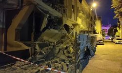 6 katlı binada  çökme meydana geldi