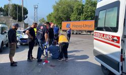 Yürüyüşte atak geçiren adam kafa üstü düştü