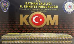 Batman'da bir otomobilde gümrük kaçağı sigara ele geçirildi