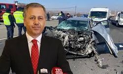 Bakan Yerlikaya bayramda yaşanan kaza bilançosunu açıkladı