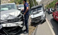 Mardin'de iki araç çarpıştı: 6 yaralı