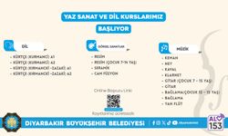 Diyarbakır'da ücretsiz yaz kursları başvuruları başladı