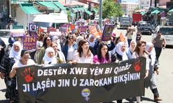 Diyarbakır’da kadın ve çocuk ölümlerine karşı yürüyüş
