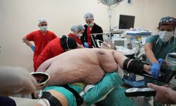 310 kiloluk hasta yürüyerek taburcu oldu