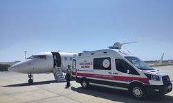 Ambulans uçak Selin bebek için havalandı