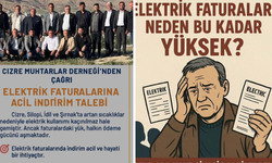 Cizre’de elektrik faturalarına acil indirim talebi
