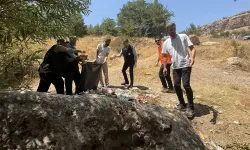 Diyarbakır’ın Eğil ilçesindeki piknik alanında örnek temizlik