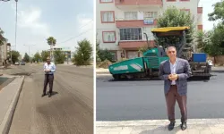 Diyarbakır’da eski muhtar devreye girdi, cadde asfaltlandı!