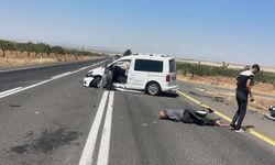 Ticari araçlar çarpıştı: 2 yaralı