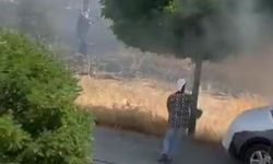 Tehlikeli yangına gençler müdahale etti