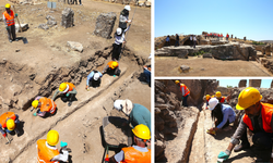 Diyarbakır Zerzevan Kalesi'nde su dağıtım sistemi bulundu
