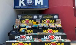 Kaynak makinelerinden kaçak sigaralar çıktı