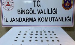 Bingöl’de 42 adet sikke ele geçirdi