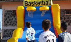 Diyarbakır’da köy çocukları sporla buluştu