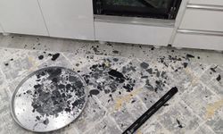 Kullanılmayan fırın aniden patladı