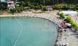 Hazar Gölü sıcak yaz günlerinin vazgeçilmez adresi oldu
