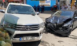 Elazığ’da maddi hasarlı trafik kazası