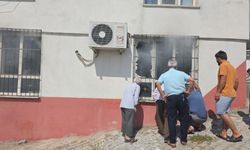 Diyarbakır’da taziyeevinde korkutan klima yangını!
