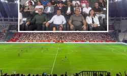 Amedspor-Erzurumspor maçını Öcalan da izledi