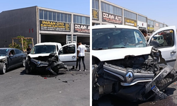 Diyarbakır’da Sanayi Sitesinde kaza: Araçlar pert, usta yaralı!