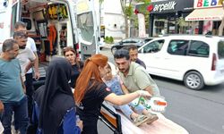 Diyarbakır’da yolun karşısına geçmek isteyen çocuğa araba çarptı