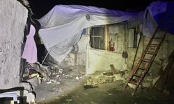 Toprak evin damı çöktü: 2 ölü